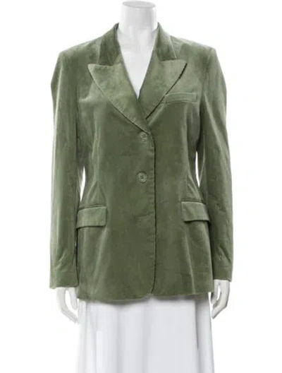 Pre-owned Dorothee Schumacher Blazer W/ Tags In Green