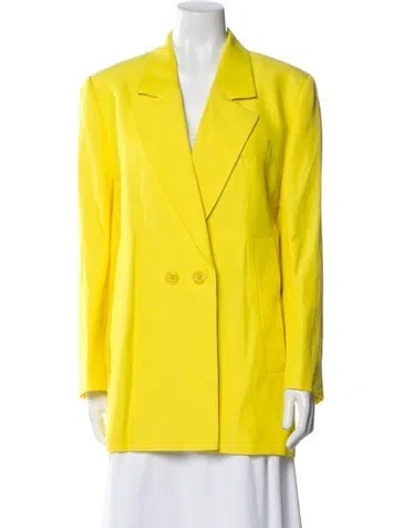 Pre-owned Dorothee Schumacher Blazer In Yellow