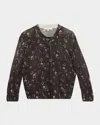 Dorothee Schumacher Blossom Statement Printed Wool-cashmere Cardigan