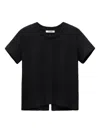 Dorothee Schumacher T-shirt With Satin Bows On The Back In Black
