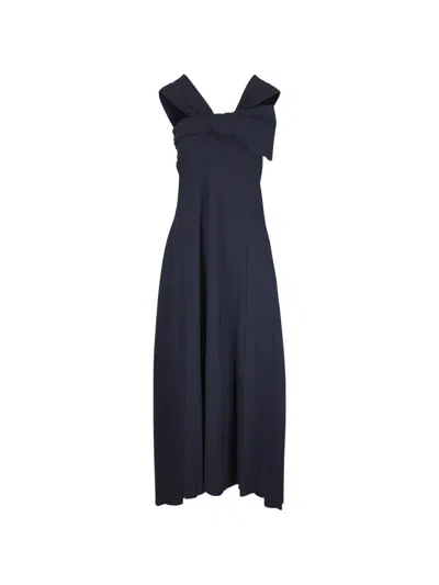Dorothee Schumacher Bow-detail Sleeveless Dress In Multi