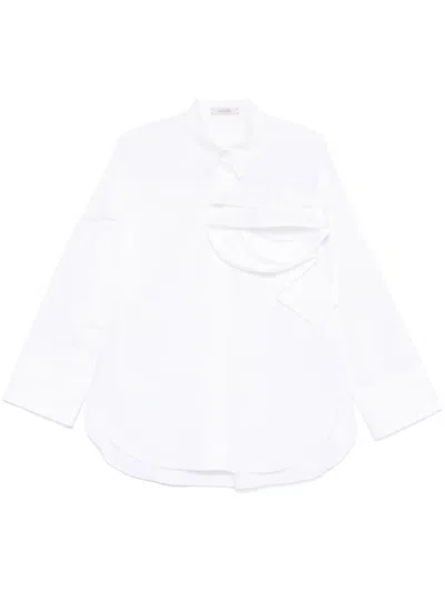 Dorothee Schumacher Brooch-detail Shirt In White