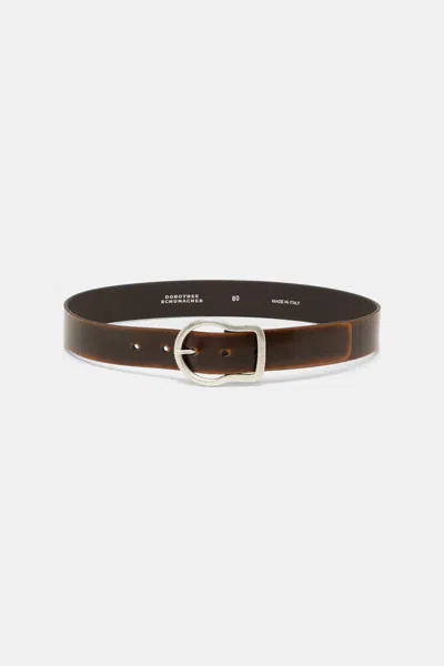 Dorothee Schumacher Brushed Boxcalf Belt In Brown