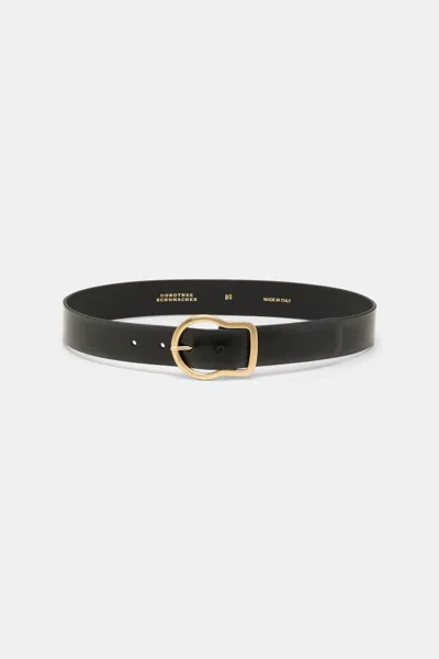 Dorothee Schumacher Brushed Boxcalf Belt In Grey