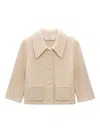 Dorothee Schumacher Cropped Merino-cashmere Knit Jacket