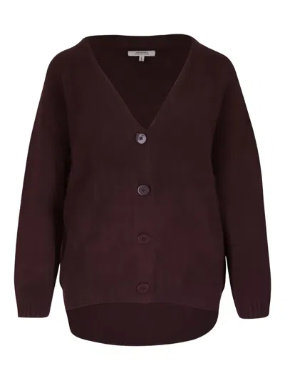 Dorothee Schumacher Buttoned Cardigan In Brown