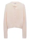 Dorothee Schumacher Buttoned Knitted Cardigan In Neutral