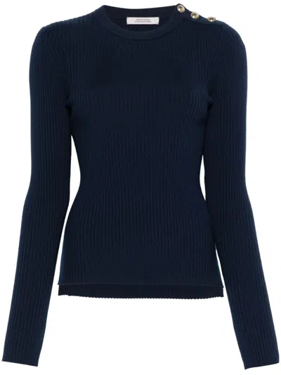 DOROTHEE SCHUMACHER BUTTONED-SHOULDER SWEATER