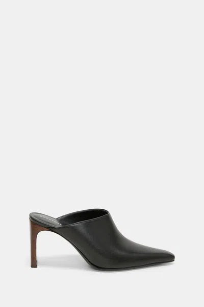 Dorothee Schumacher Calfskin Mules In Black