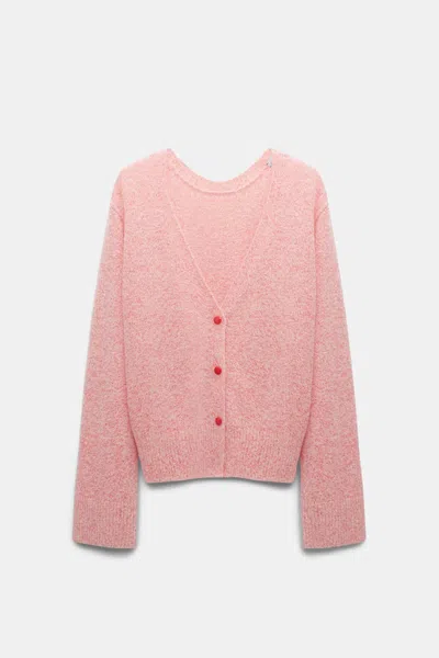 Dorothee Schumacher Long-sleeve Cardigan In Pink