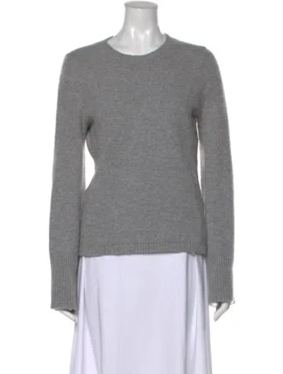 Pre-owned Dorothee Schumacher Cashmere Crew Neck Sweater In Gray