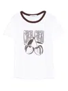 Dorothee Schumacher Cherry-print Round-neck T-shirt In White