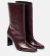 DOROTHEE SCHUMACHER CHIC SOPHISTICATION LEATHER ANKLE BOOTS