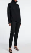 Dorothee Schumacher High-waisted Cigarette Trousers In Black