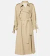 Dorothee Schumacher Classic Ease Cotton-blend Trench Coat In Beige