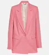 Dorothee Schumacher Colorful Lightness Cotton And Linen Blazer In Pink