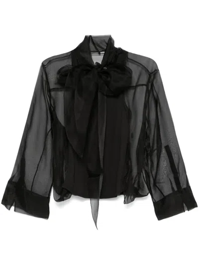 Dorothee Schumacher Cool Elegance Blouse In Black