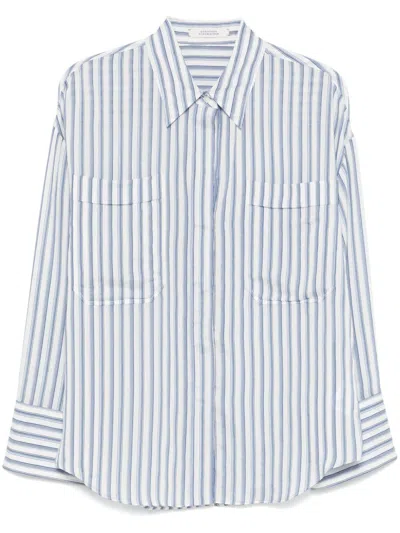 Dorothee Schumacher Cool Stripe Shirt In White