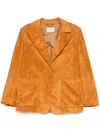 Dorothee Schumacher Corduroy Blazer In Yellow