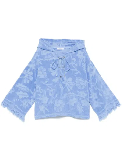 Dorothee Schumacher Cosy Hoodie In 蓝色
