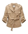 Dorothee Schumacher Trench Coat-blazer Hybrid In Brown