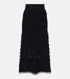 Dorothee Schumacher Cotton-blend Midi Skirt In Black