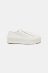 Dorothee Schumacher Cotton Canvas Platform Sneakers In White