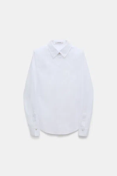 Dorothee Schumacher Cotton-poplin Blouse In White