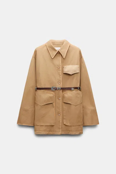 Dorothee Schumacher Perfect Match Jacket In Beige