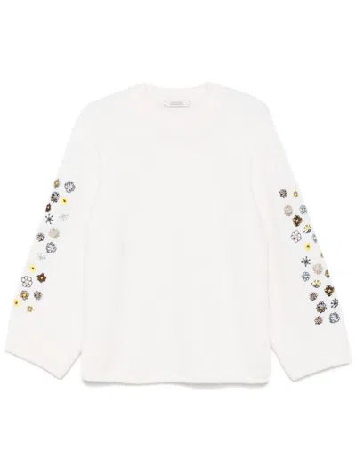 Dorothee Schumacher Cozy Comfort Sweater In White