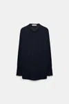 Dorothee Schumacher Crãªpe De Chine Silk Blouse In Blue