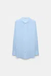 Shop Dorothee Schumacher Crãªpe De Chine Silk Blouse In Blue