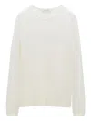 Dorothee Schumacher Crew-neck Cashmere Sweater In White