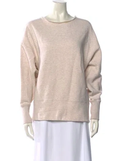 Pre-owned Dorothee Schumacher Crew Neck Long Sleeve Sweatshirt In Neutrals