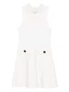 Dorothee Schumacher Sharp Ambition Wool-blend Minidress In White