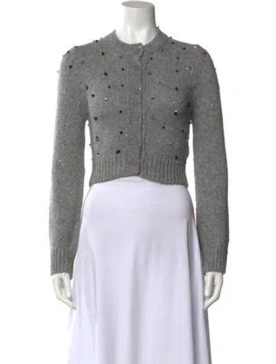 Pre-owned Dorothee Schumacher Crew Neck Sweater In Gray