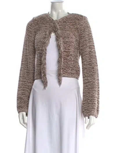 Pre-owned Dorothee Schumacher Crew Neck Sweater In Multi