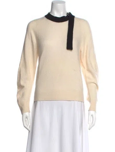 Pre-owned Dorothee Schumacher Crew Neck Sweater In Neutral