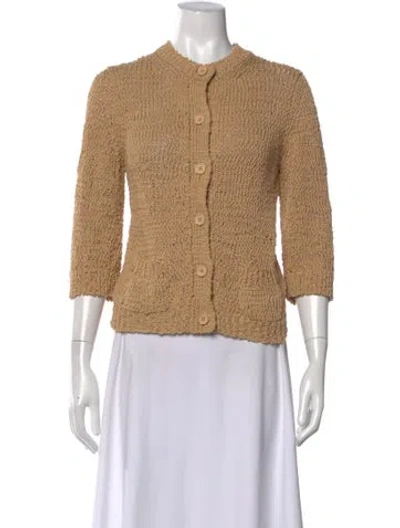 Pre-owned Dorothee Schumacher Crew Neck Sweater In Neutral
