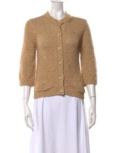 Pre-owned Dorothee Schumacher Crew Neck Sweater In Neutrals