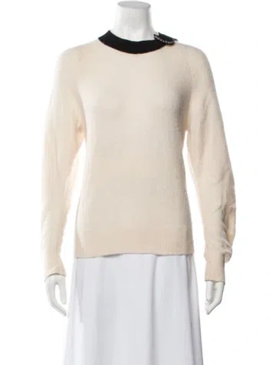 Pre-owned Dorothee Schumacher Crew Neck Sweater In Neutrals