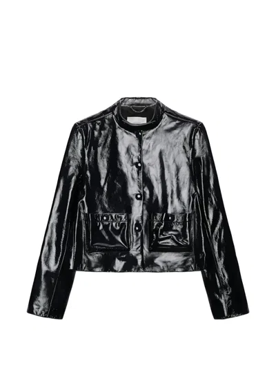 Dorothee Schumacher Cropped Jacket In Black