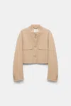 Dorothee Schumacher Cropped Jacket In Punto Milano