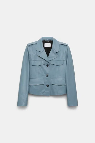 Dorothee Schumacher Cropped Lambskin Jacket