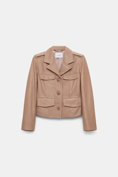 Dorothee Schumacher Cropped Lambskin Jacket