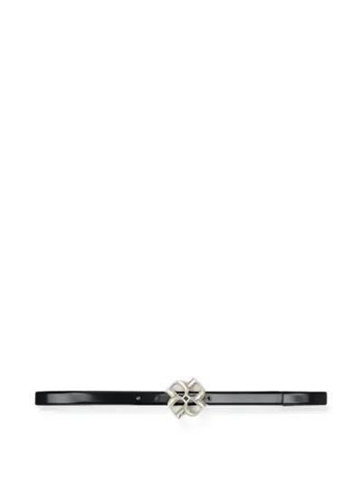 Dorothee Schumacher D Rose Buckle Belt In Black
