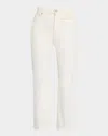 Shop Dorothee Schumacher Denim Love Pants In Camellia White