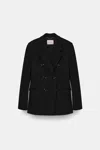 Dorothee Schumacher Doppelreihiger Blazer Aus Punto Milano In Multi
