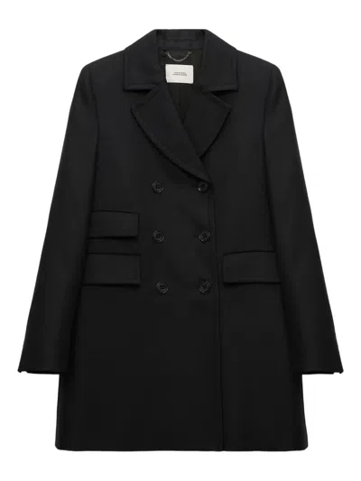 DOROTHEE SCHUMACHER DOUBLE-BREASTED FELTED COAT