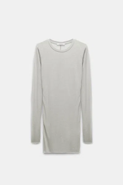 Dorothee Schumacher Double Layer T-shirt With Extra Long Sleeves In Green